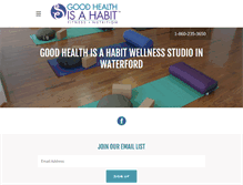 Tablet Screenshot of goodhealthisahabit.com